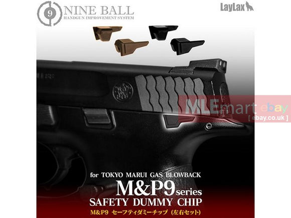 MLEmart.com - Laylax Nine Ball Safety Dummy Chip for Tokyo Marui M&P9 GBB Series - Black