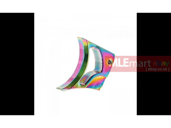 MLEmart.com - Laylax Nine Ball Custom Round Trigger 'Omega' for Tokyo Marui Hi-Capa 5.1 / 4.3/ Government Series GBB Pistol - Heat Gradation