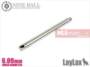 MLEmart.com - Laylax Nine Ball 6.00mm Power Barrel for Umarex(VFC) G19 GBB Pistol (85mm Length)