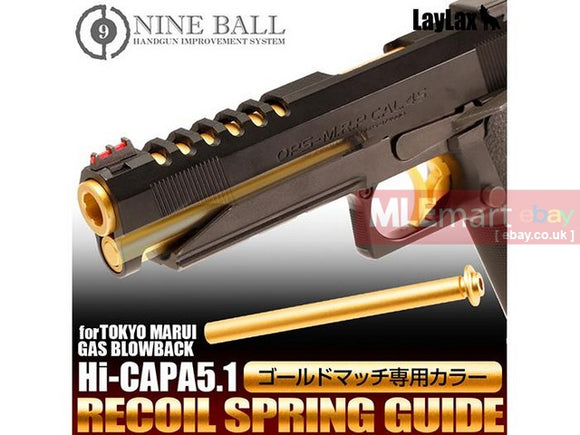 MLEmart.com - Laylax Nine Ball Recoil Spring Guide for Tokyo Marui Hi-Capa 5.1 Gold Match GBB Pistol