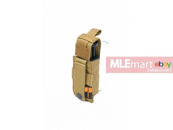 MLEmart.com - Pantac Molle 9mm Single Mag Pouch With Hard Insert,Cordura