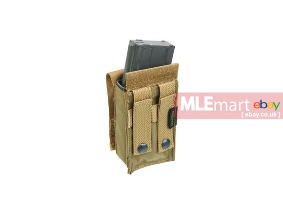 MLEmart.com - Pantac Molle Single M16 Magazine New Pouch With Insert,Cordura