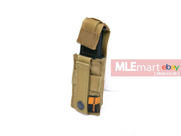 MLEmart.com - Pantac Molle Single .45 Mag Pouch With Hard Insert ,Cordura
