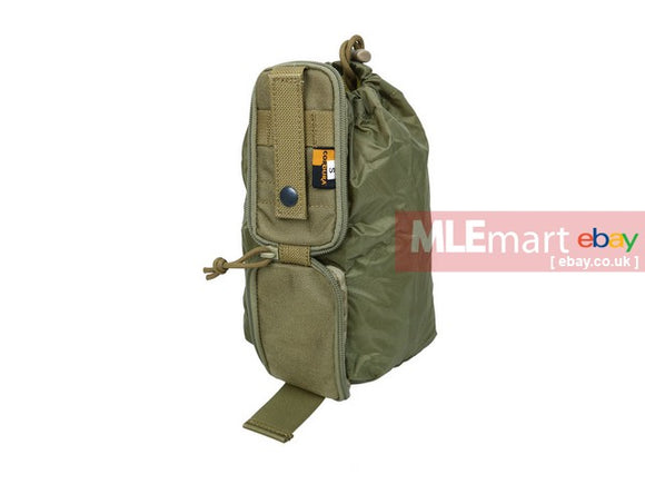 MLEmart.com - Pantac Molle Zippered Drop Pouch, Small,Cordura