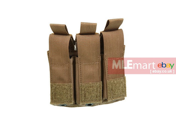 MLEmart.com - Pantac Molle EV 9mm Triple Mag Pouch,Cordura