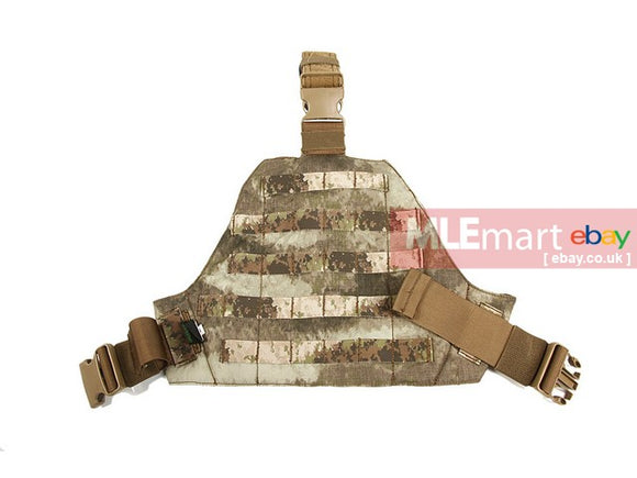 MLEmart.com - Pantac Molle Triangular Leg Panel,Large,Cordura,Camo
