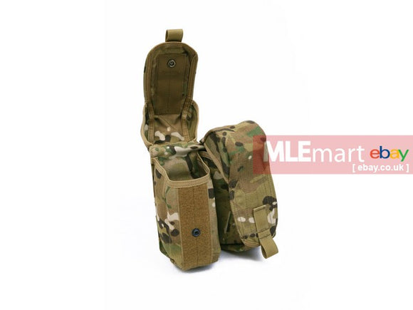 MLEmart.com - Pantac Molle AK Double Mag Pouch,Cordura,Camo