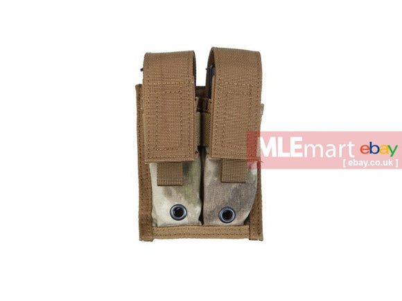 MLEmart.com - Pantac Molle 9mm Pistol Double Mag Pouch,Cordura,Camo