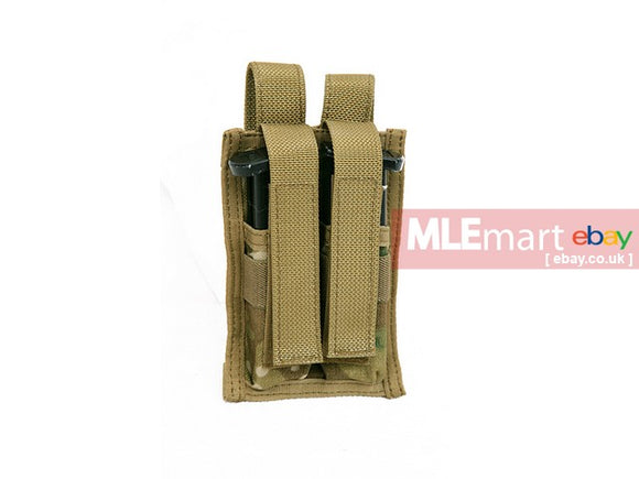 MLEmart.com - Pantac RAV 9mm/0.45 Double Mag Pouch, Cordura, Camo