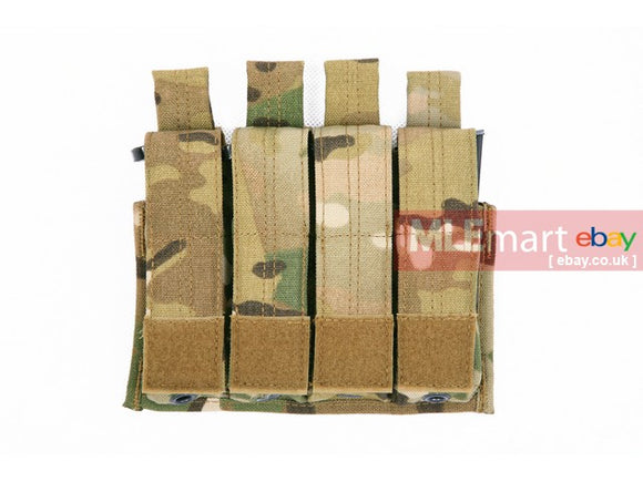 MLEmart.com - Pantac Molle 4x 9mm pistol mag pouch,Cordura,Camo