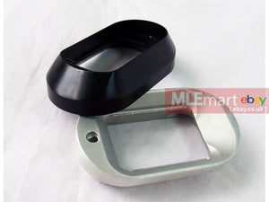 Saph Glock Aluminium Magwell (Black / Silver) - MLEmart.com