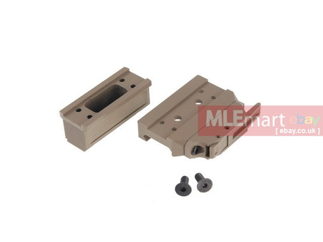 UFC BOBRO Style T1 QD Mount With Riser TAN | MLEmart.com