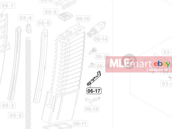VFC G36 GBB Magazine Parts ( 06-17 ) - MLEmart.com