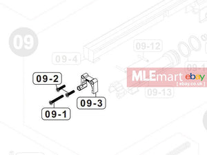 VFC MK17 Mod 0 GBBR Bolt Parts ( 09-1 / 2x 09-2 / 09-3 ) - MLEmart.com