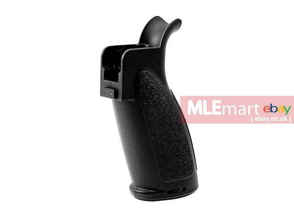 VFC HK417 / G28 AEG Palm Guarded Grip ( Black ) - MLEmart.com