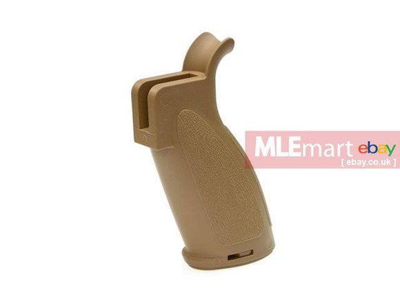 VFC HK417 / G28 GBBR Palm Guarded V7 Grip ( Tan ) - MLEmart.com