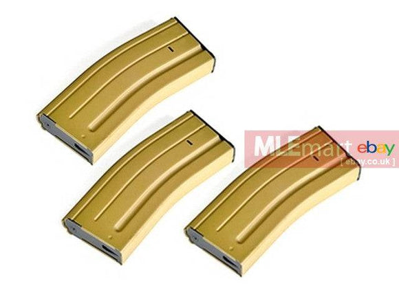 VFC 120 Rds AEG Magazine for SCAR-L Series ( FDE / 3 Pcs Set ) - MLEmart.com