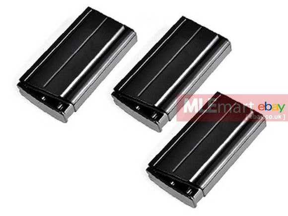 VFC 160 AEG Magazine for SCAR-H / MK17 Series ( Black / 3 Pcs Set ) - MLEmart.com