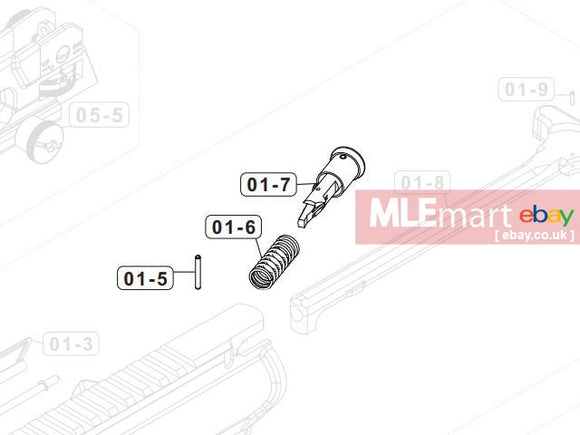 VFC M4 GBBR Foward Assist Assembly - MLEmart.com