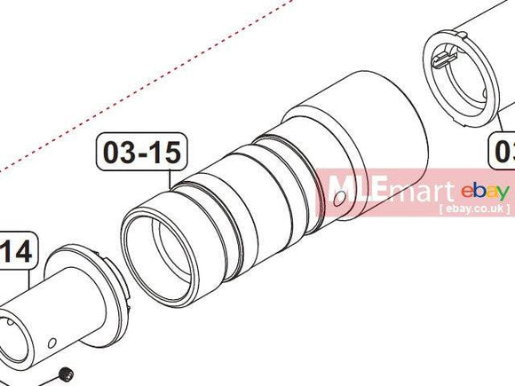 VFC HK417 Barrel Hoop ( AEG 03-15 / GBB 03-03 ) - MLEmart.com