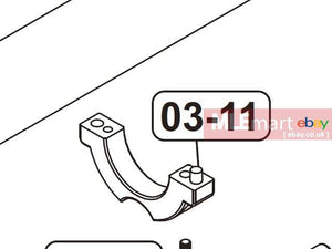 VFC HK Rail Barrel Holder ( HK417 GBB 03-12 / HK417 AEG 03-11 ) - MLEmart.com