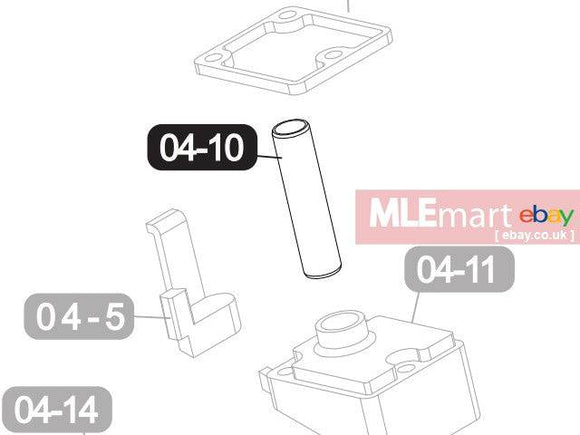 VFC Original Parts for HK45CT Magazine Base Tube ( 04-10 ) - MLEmart.com