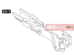 VFC Original Parts for HK45CT Trigger and Hammer Housing ( 03-1 ) - MLEmart.com