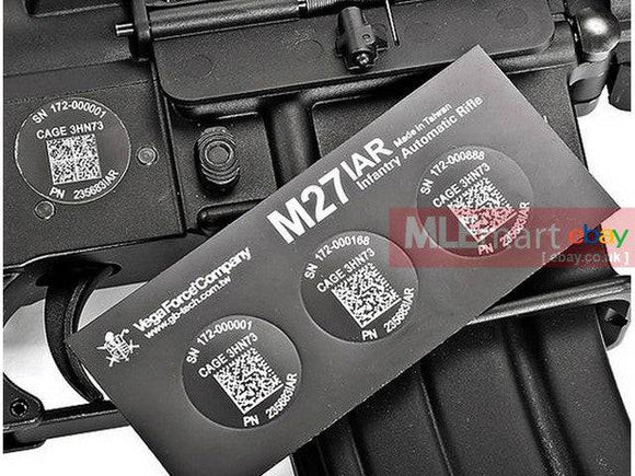 VFC HK416 / M27 IAR QR Sticker - MLEmart.com