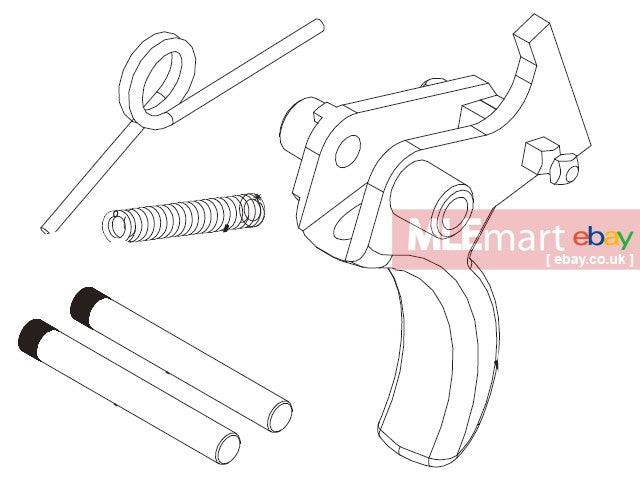 VFC Trigger Set for Umarex / VFC UMP GBB Series– MLEmart.com