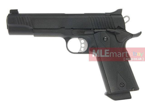 VFC 1911 Tactical Custom GBB Pistol - Black - MLEmart.com