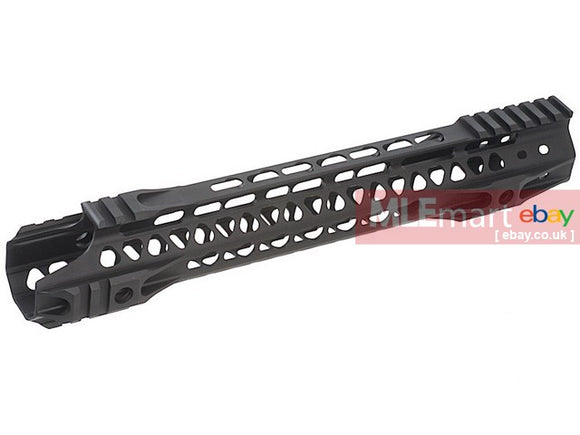 G&P MOTS II 12.5 Inch Upper Cut Keymod for Tokyo Marui M4 / M16 Series - Black - MLEmart.com