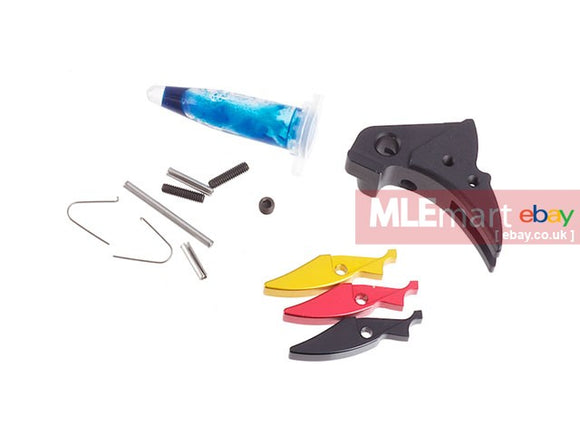 MLEmart.com - Guns Modify Aluminum Trigger for Tokyo Marui G Series - STD Style Ver 3 - Black
