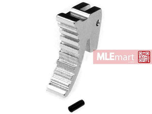 5KU Type 4 Aluminium Trigger for Marui Hi-Capa M1911 / MEU GBB (Silver) - MLEmart.com