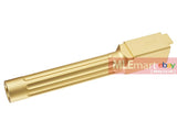 MLEmart.com - Guns Modify SA-KKM Aluminum Barrel - Fluted for Tokyo Marui Model 17 (Gold)