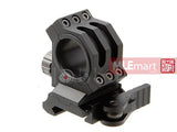 Army Force Quick Lock QD Scope Mount 30mm / 25mm For 20mm Rail (Black) - MLEmart.com