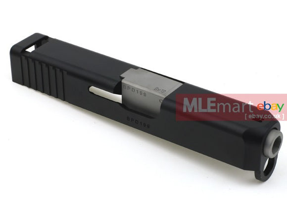 MLEmart.com - Gun Modify 7003 Aluminum Slide with Stainless Barrel Set for Tokyo Marui Model 26 STD
