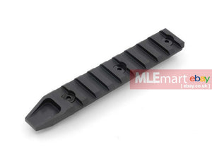 ACM CNC Aluminum Keymod Rail System Modular Rail Section (9-Slot, Black) - MLEmart.com