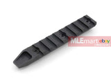 ACM CNC Aluminum Keymod Rail System Modular Rail Section (9-Slot, Black) - MLEmart.com