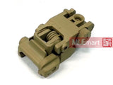Army Force Flip Up Rear Sight (Tan) - MLEmart.com