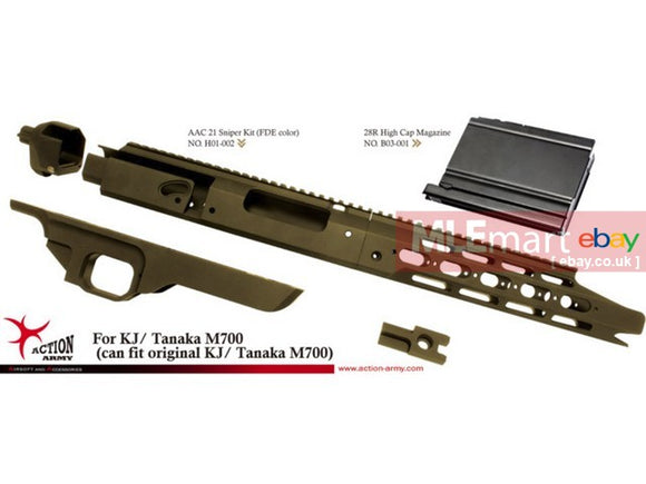 MLEmart.com - Action Army AAC21 FDE (with 28 rounds mag)