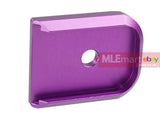 UAC CNC Aluminum Magazine Number Base (Type B) for Tokyo Marui Hi-Capa - Purple - MLEmart.com