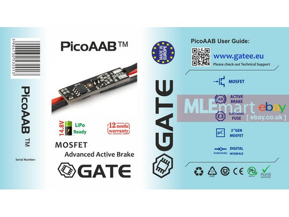 GATE PicoAAB 3rd Generation MOSFET w/ Active Brake - MLEmart.com