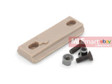 ACM Polymer Keymod Rail System Modular Rail Section (5-Slot, Tan) - MLEmart.com