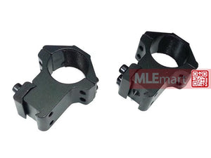 Army Force 25mm High Scope Mount For .22Cal Rail Top - MLEmart.com
