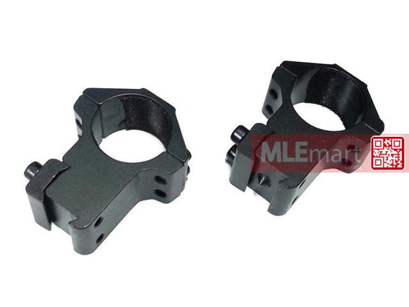 Army Force 25mm High Scope Mount For .22Cal Rail Top - MLEmart.com