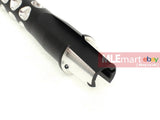 G&P 11 inch Aluminum Triangle Pattern Taper Outer Barrel for G&P Taper Metal Body (14mm CW) - Bl - MLEmart.com