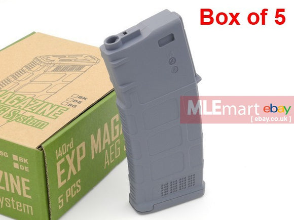 Beta Project 140 rds EXP Magazine For M4 / M16 AEG (SG - Box of 5) - MLEmart.com