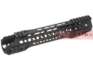 G&P MOTS II 10.75 Inch Upper Cut Keymod for Tokyo Marui M4 / M16 Series - Black - MLEmart.com