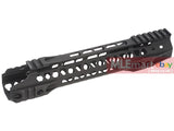 G&P MOTS II 10.75 Inch Upper Cut Keymod for Tokyo Marui M4 / M16 Series - Black - MLEmart.com