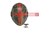 FMA Wire Mesh "Cross the king" Mask (Gold) TB610 - MLEmart.com